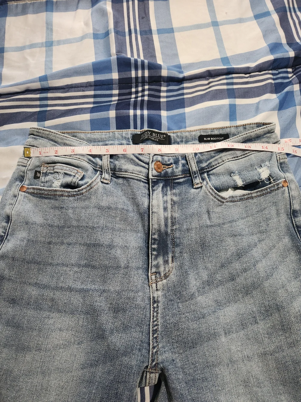 Judy Blue Slim Boothcut Light Blue  Jeans